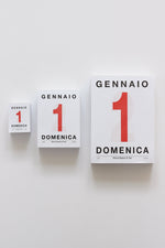 Italian desk calendar 2024