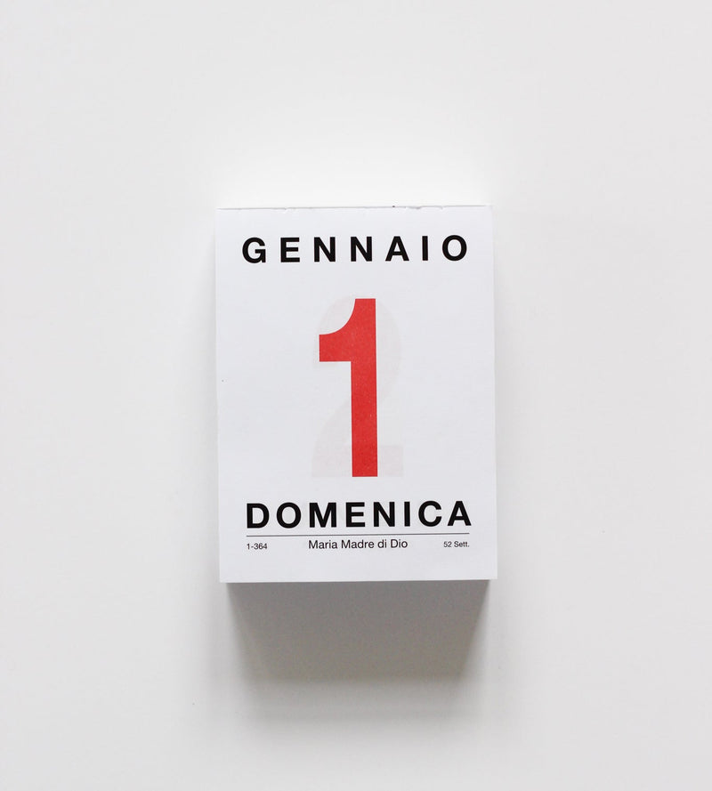 Italian desk calendar 2024